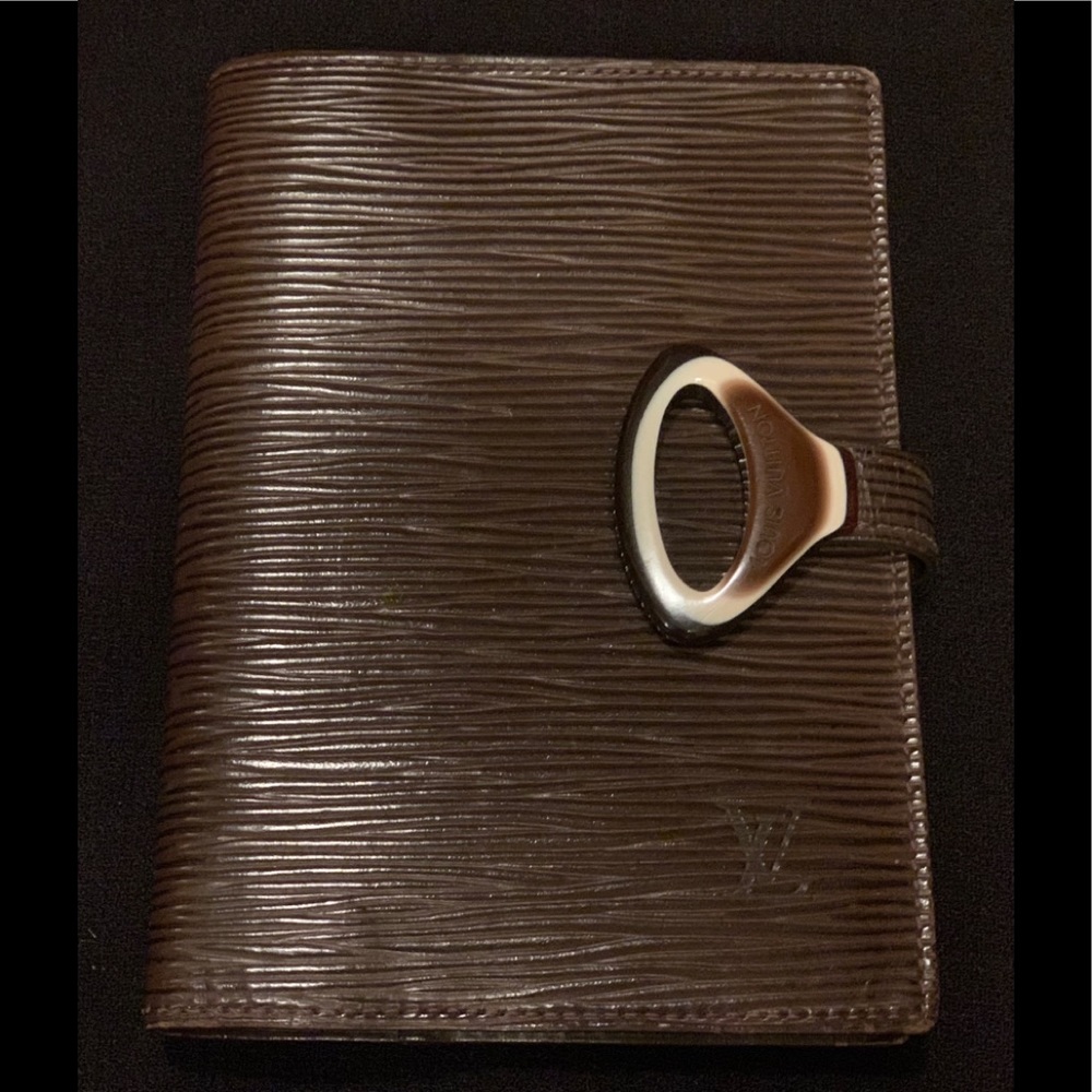 Louis Vuitton note book with box and dust bag
